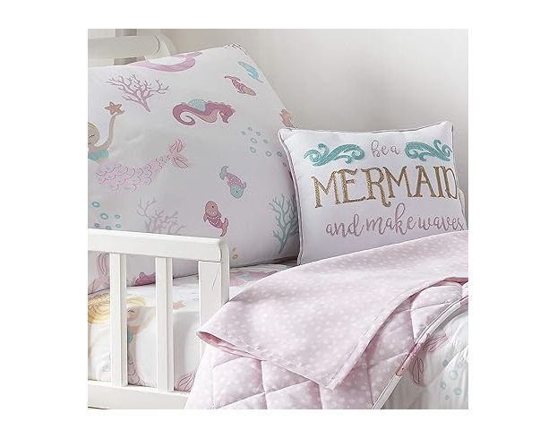 Levtex Mermaid 5-Piece Toddler Bedding Set large image number 5