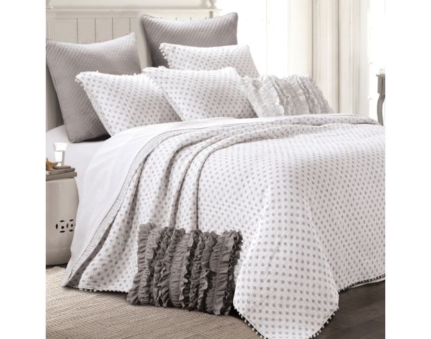 Levtex Astoria White 3-Piece King Quilt Set large image number 1