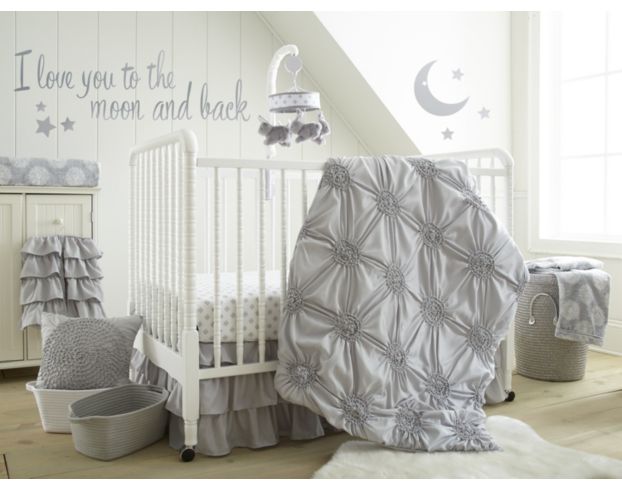 Levtex Willow Gray 5-Piece Crib Set large image number 1