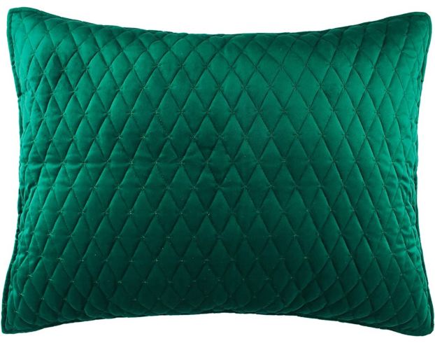 Levtex Empire Velvet Green King Sham large image number 1