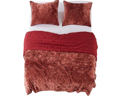 Levtex Abruzzi Velvet Spice Queen Quilt