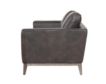 Leather Italia Ramsey Storm Gray Genuine Leather Loveseat small image number 3