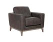 Leather Italia Ramsey Storm Gray Genuine Leather Chair small image number 5