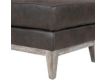 Leather Italia Ramsey Storm Gray Genuine Leather Ottoman small image number 3