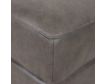 Leather Italia Ramsey Storm Gray Genuine Leather Ottoman small image number 5