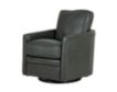 Leather Italia Turner Forest Green Genuine Leather Swivel Glider small image number 2