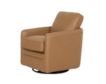 Leather Italia Turner Camel Brown Genuine Leather Swivel Glider small image number 2