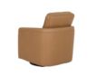 Leather Italia Turner Camel Brown Genuine Leather Swivel Glider small image number 4