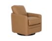 Leather Italia Turner Camel Brown Genuine Leather Swivel Glider small image number 5