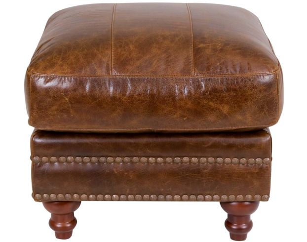 Leather Italia Butler 100% Leather Ottoman large image number 1