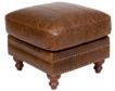 Leather Italia Butler 100% Leather Ottoman small image number 2