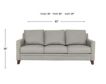 Leather Italia Stanton Gray Genuine Leather Sofa small image number 8