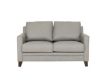 Leather Italia Stanton Gray Genuine Leather Loveseat small image number 1