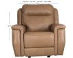 Leather Italia Fischer Leather Power Glider Recliner small image number 7