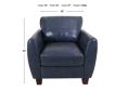 Leather Italia Traverse 100% Leather Chair small image number 3