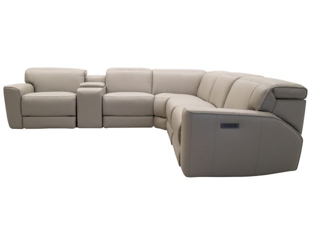 Leather Italia Skyway Leather Power Reclining 6-Piece Sectional large image number 3