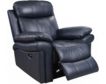 Leather Italia Joplin Blue Leather Power Recliner small image number 3