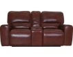 Leather Italia Broadway Leather Power Recline Console Loveseat small image number 1