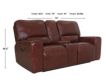 Leather Italia Broadway Leather Power Recline Console Loveseat small image number 4