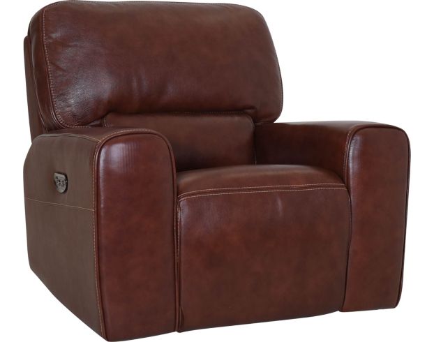 Leather Italia Broadway Leather Power Glider Recliner large image number 2