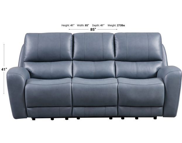 Leather Italia Bel Air Power Reclining Lay-Flat Sofa large image number 4