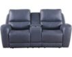 Leather Italia Bel Air Power Reclining Lay-Flat Loveseat small image number 1