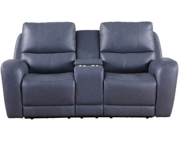 Leather Italia Bel Air Power Reclining Lay-Flat Loveseat large image number 1
