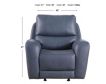 Leather Italia Bel Air Power Glider Recliner small image number 3