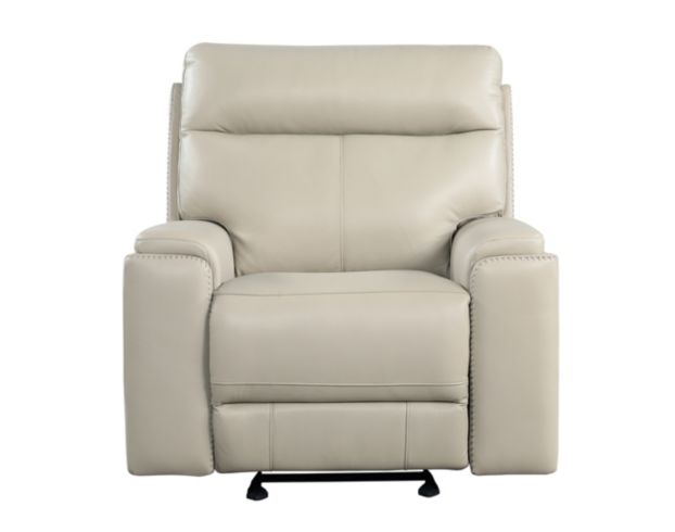 Leather Italia Bryant Leather Power Glider Recliner large image number 1
