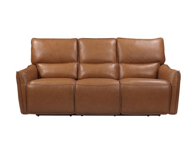 Leather Italia Portland Leather Power Headrest Lay-Flat Sofa large image number 1