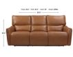 Leather Italia Portland Leather Power Reclining Lay-Flat Sofa small image number 5