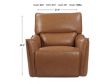 Leather Italia Portland Leather Power Headrest Glider Recliner small image number 4