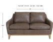 Leather Italia Cammack Leather Loveseat small image number 6