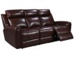 Leather Italia Jonathan Brown Leather Power Sofa small image number 2