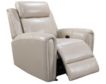Leather Italia Jonathan Cream Leather Power Recliner small image number 2