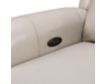 Leather Italia Jonathan Cream Leather Power Recliner small image number 3
