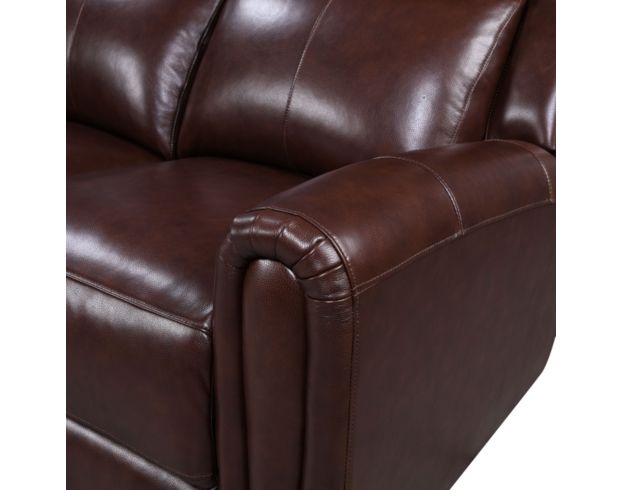 Leather Italia Jonathan Brown Leather Power Loveseat large image number 3
