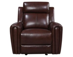 Leather Italia Jonathan Brown Leather Power Recliner