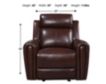 Leather Italia Jonathan Brown Leather Power Recliner small image number 5