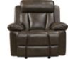 Leather Italia Calvin Leather Power Headrest Glider Recliner small image number 1
