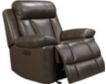 Leather Italia Calvin Leather Power Headrest Glider Recliner small image number 2