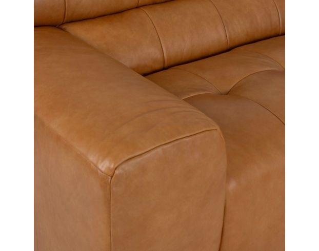 Leather Italia Irvine Brown 100% Leather 2pc Sectional large image number 6