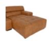 Leather Italia Irvine Brown 100% Leather 2pc Sectional small image number 7