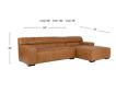 Leather Italia Irvine Brown 100% Leather 2pc Sectional small image number 8