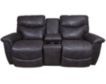 La-Z-Boy James Gray Reclining Loveseat with Console small image number 1