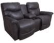 La-Z-Boy James Gray Reclining Loveseat with Console small image number 2