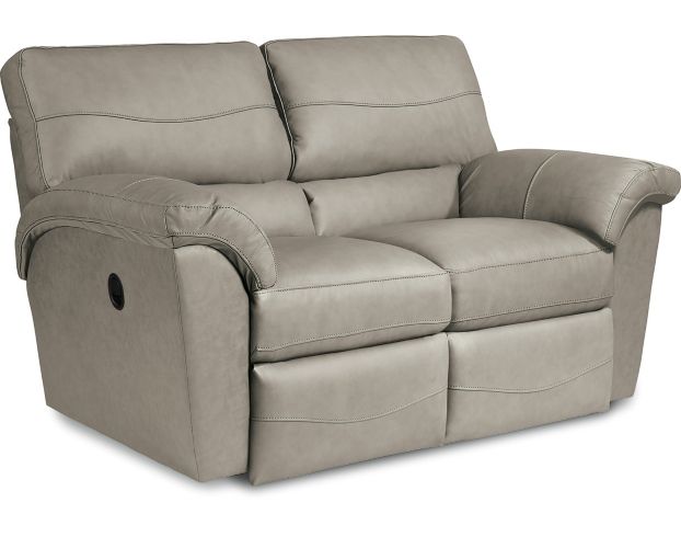 La-Z-Boy Reese Stone Leather Reclining Loveseat large image number 3