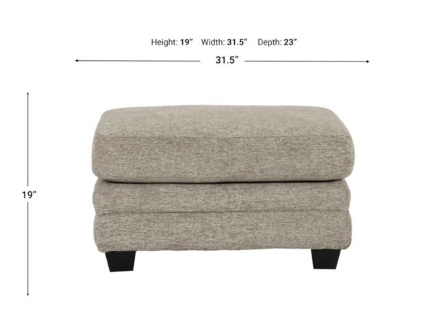 La-Z-Boy Natalie Dove Gray Ottoman large image number 4