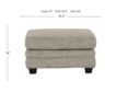 La-Z-Boy Natalie Dove Gray Ottoman small image number 4