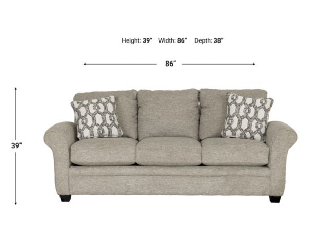 La-Z-Boy Natalie Dove Gray Queen Sleeper Sofa large image number 7